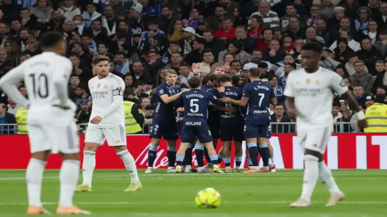 ريال مدريد ينهار بكفاءة 9 لاعبين ويتلقى خسارة موجعة أمام سيلتا فيغو تكبح طموحات الصدارة